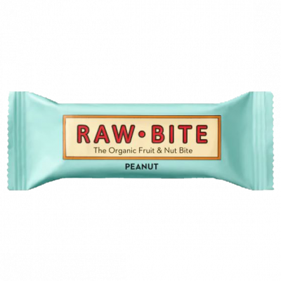Raw Bite Peanut Riegel vegan (50gr) NEU